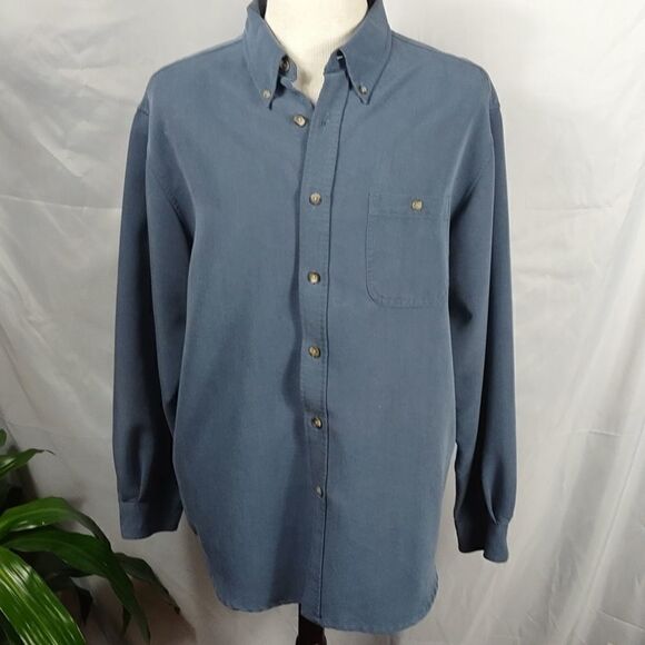 Lord & Taylor Casual Classics Blue Shirt - Picture 7 of 7